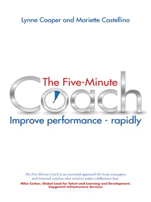 cover image of The Five Minute Coach